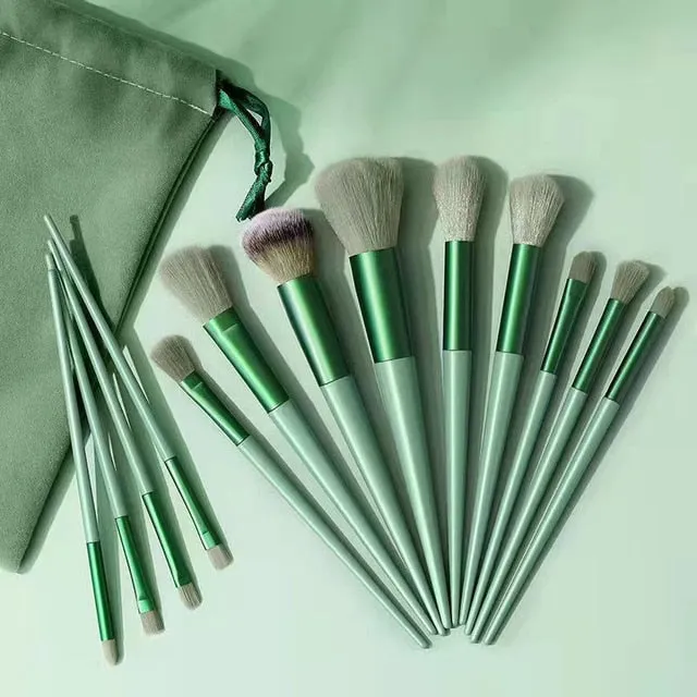 13Pcs Soft Fluffy Makeup Brushes Set for cosmetics Foundation Blush Powder Eyeshadow Kabuki Blending Makeup brush beauty tool