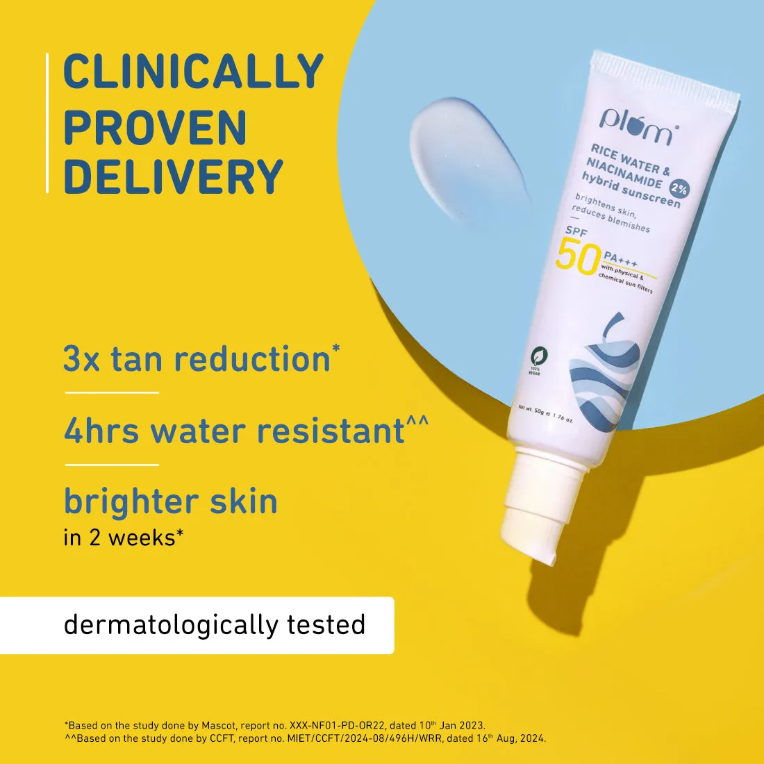 2% Niacinamide & Rice Water SPF 50 PA    Hybrid Sunscreen