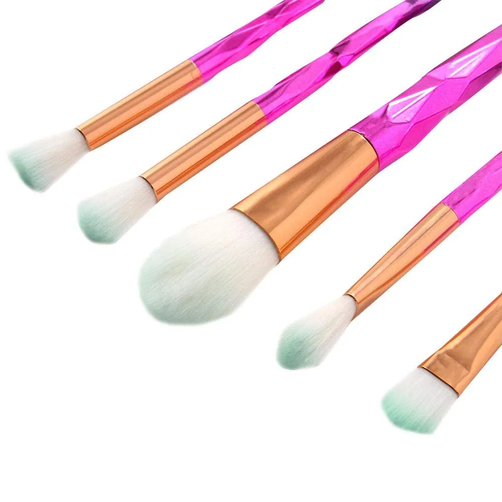 20Pcs Diamond Eyeshadow Eyeliner Blending Makeup Brushes Set 