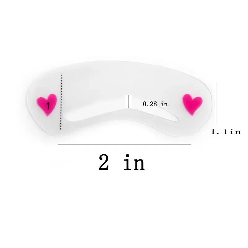 3PCS Professional DIY Eyebrow Stencils Shaping Supplies For Makeup Beginners Eyebrow Card Stencil Kit Eye Brow DIY Drawing Guide Template