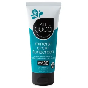 All Good Mineral Sport Sunscreen SPF 30 - 89ml