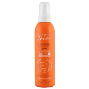 Avene Sunscreen SPF 50  Spray | For Intense Sun Exposure  | Lightweight, Water-Resistant, No White Cast | UVA/UVB Protection