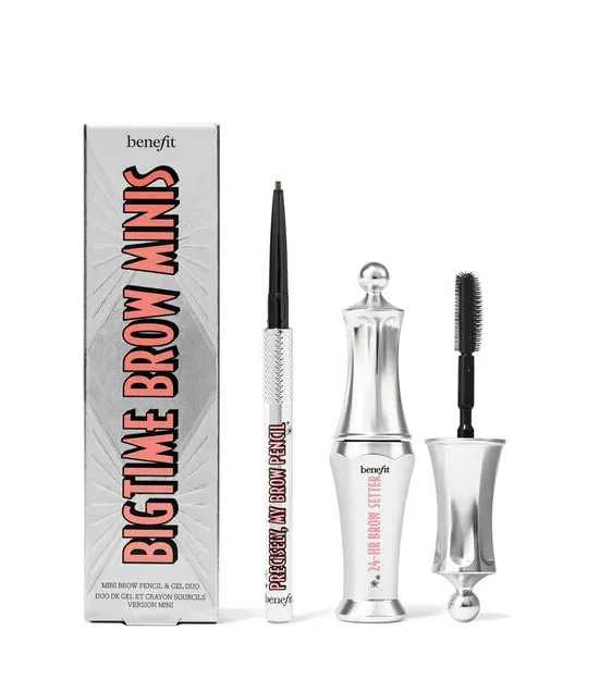 Bigtime Brow Minis Value Set-Shade 4 Warm Deep Brown