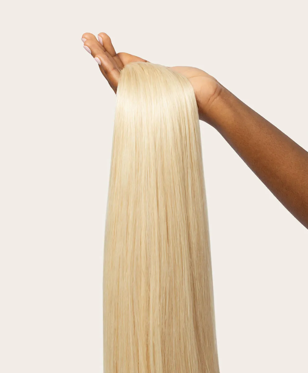 Bleached Blonde, 20" Classic Clip-In Hair Extensions, #60 | 220g