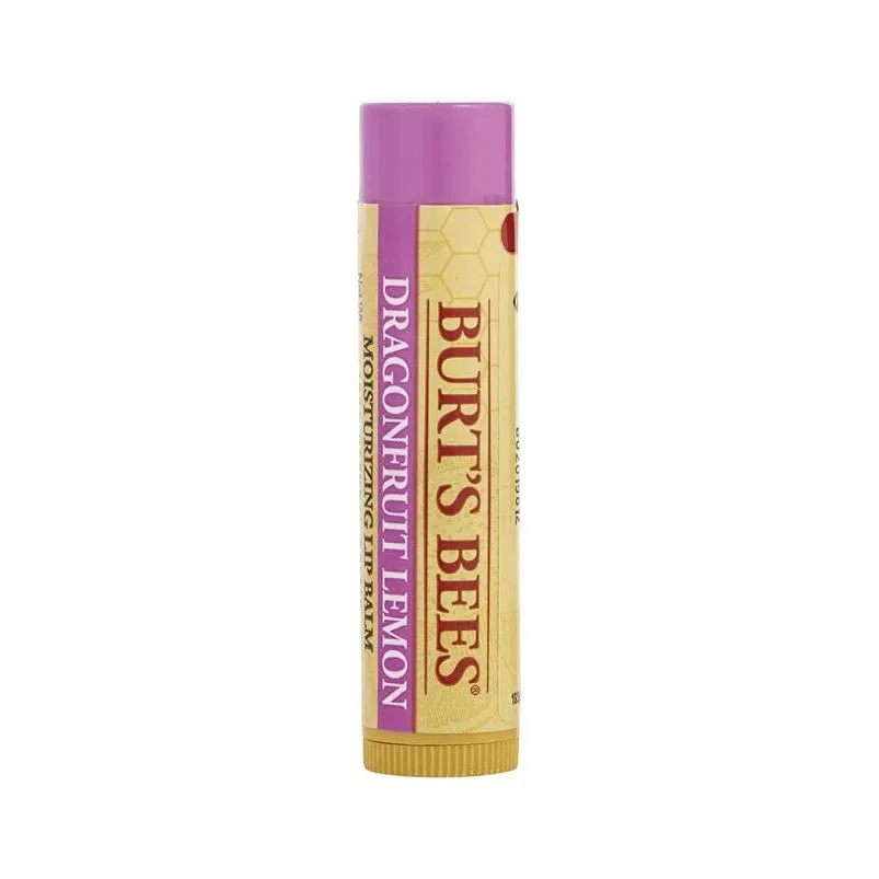 Burts Bees Moisturising Lip Balm Dragonfruit Lemon 4.25g