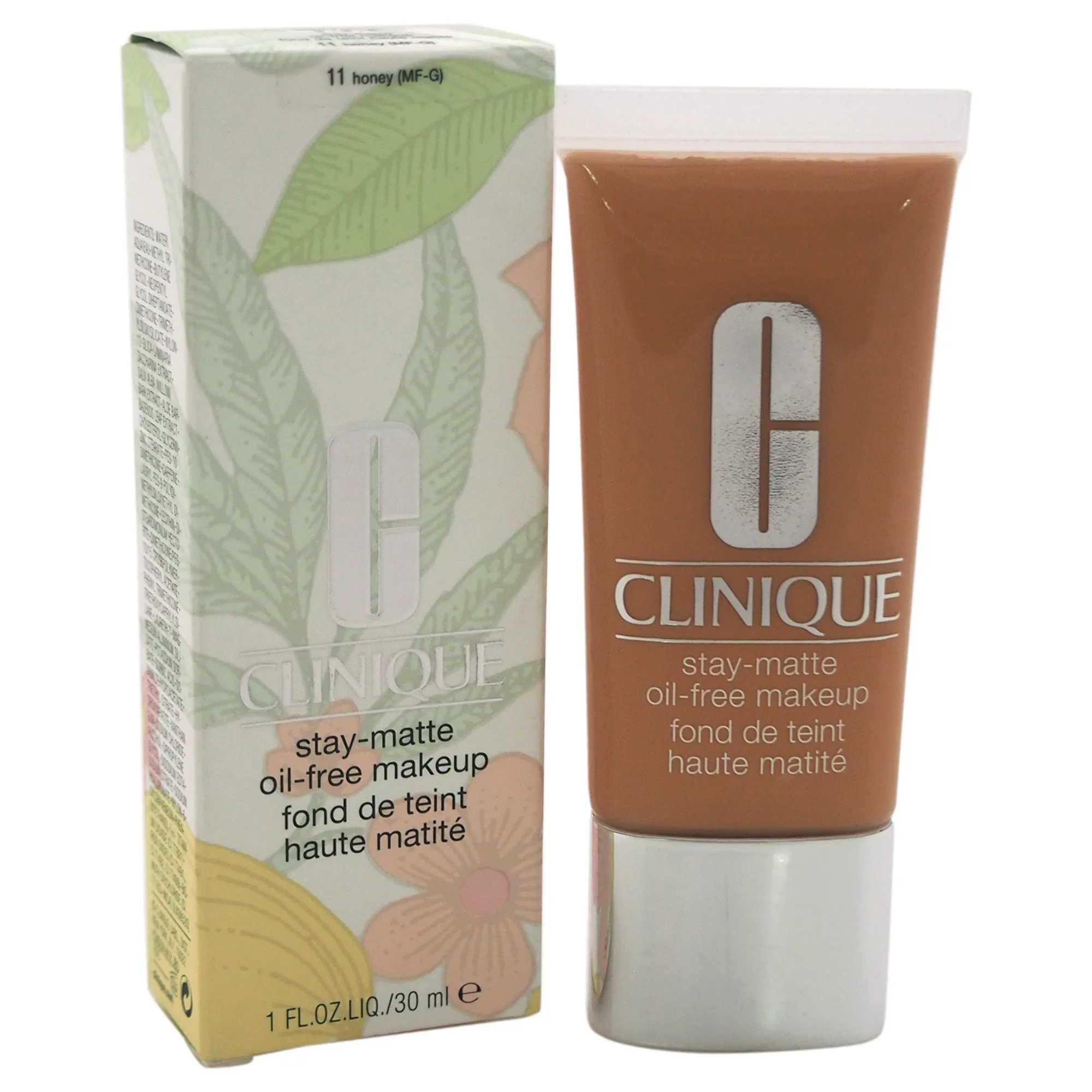 Clinique Stay-Matte Oil-Free Makeup Dry Combination to Oily, 11 Honey, 1 Ounce
