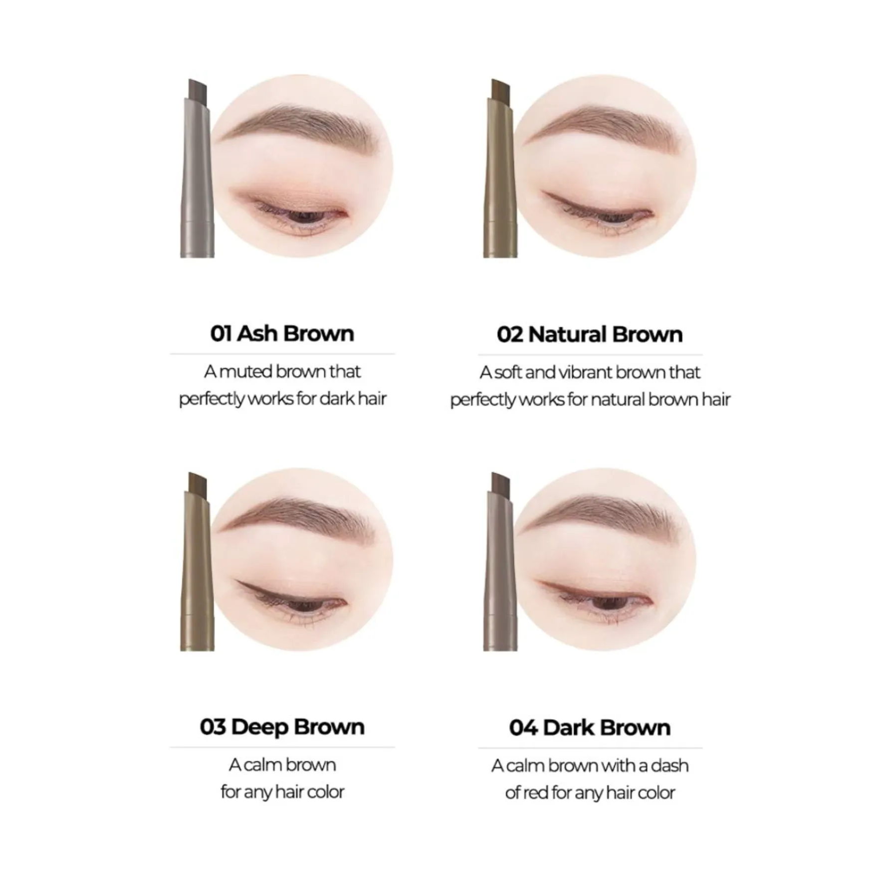 Colorgram Artist Formula Auto Brow Pencil (02 Natural Brown) 韩国Colorgram 艺术家配方自动眉筆 (02 自然棕色)