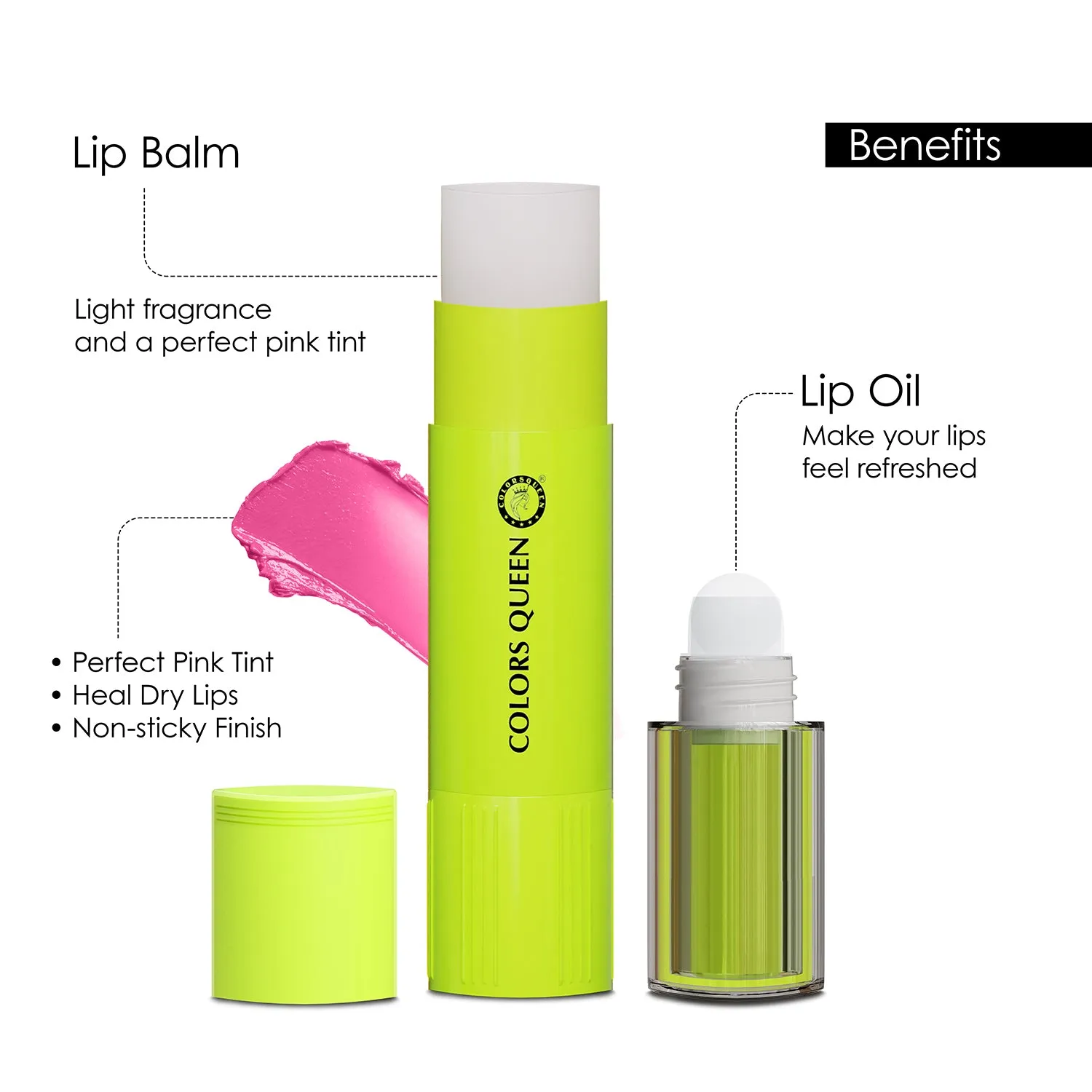 Colors Queen Lip Oil & Lip Balm