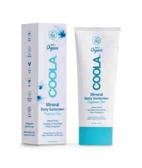 Coola Mineral Body Organic Sunscreen Lotion SPF 50 - Fragrance Free