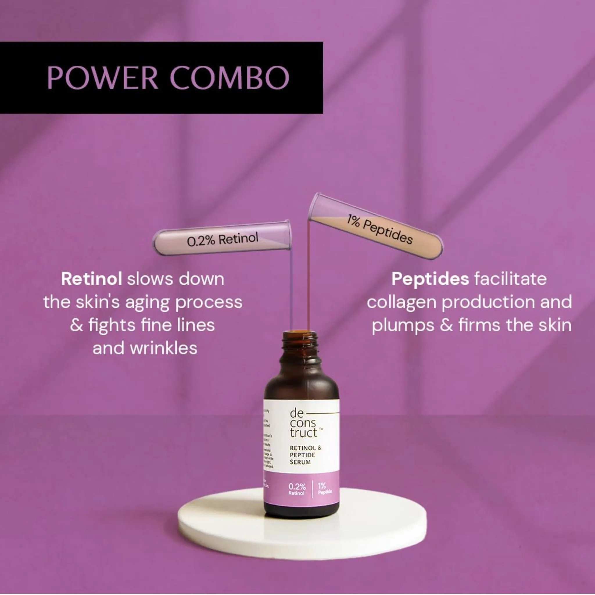 Deconstruct Retinol & Peptide Serum - 0.2% Retinol   1% Peptide