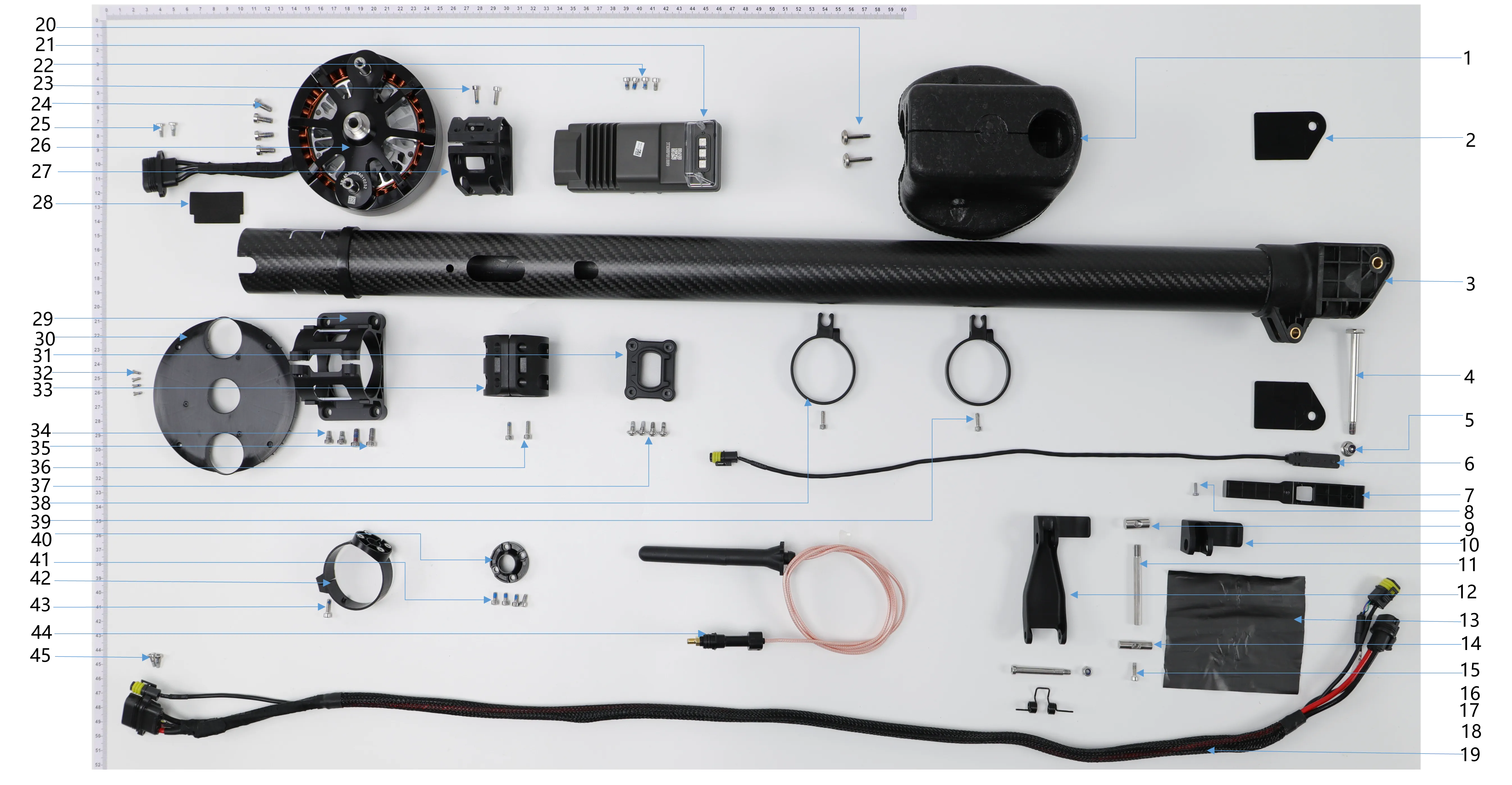 DJI Agras T-30 M5 Arm Parts Package