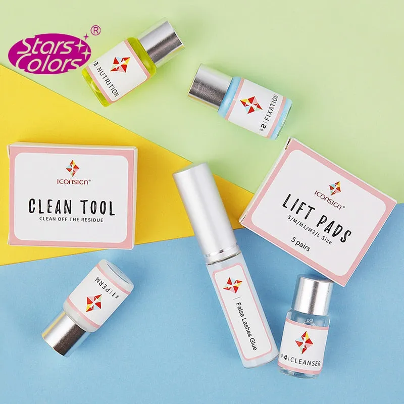 Dropshipping Lash lift Kit Makeupbemine Eyelash Perming Kit ICONSIGN Lashes Perm Set Can Do Your Logo And Ship By Fast Shippment (Same as Photos)