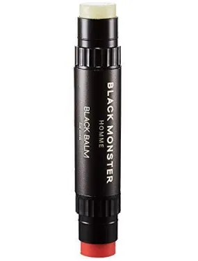 Dual-Ended Hydrating Lip Balm Stick for Men - Black Monster Revitalizing Duo