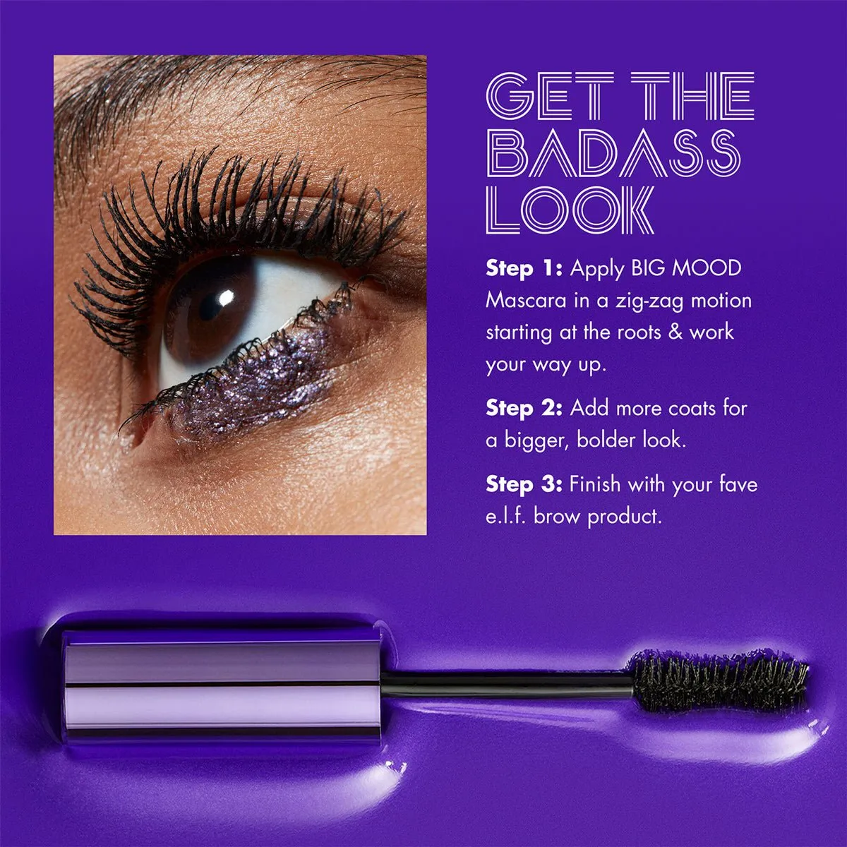 Elf Big Mood Mega Volume & Lifting Mascara 0.3oz