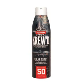 Ergodyne Krew'D 6353 SPF 50 Sunscreen Spray - 5.5oz
