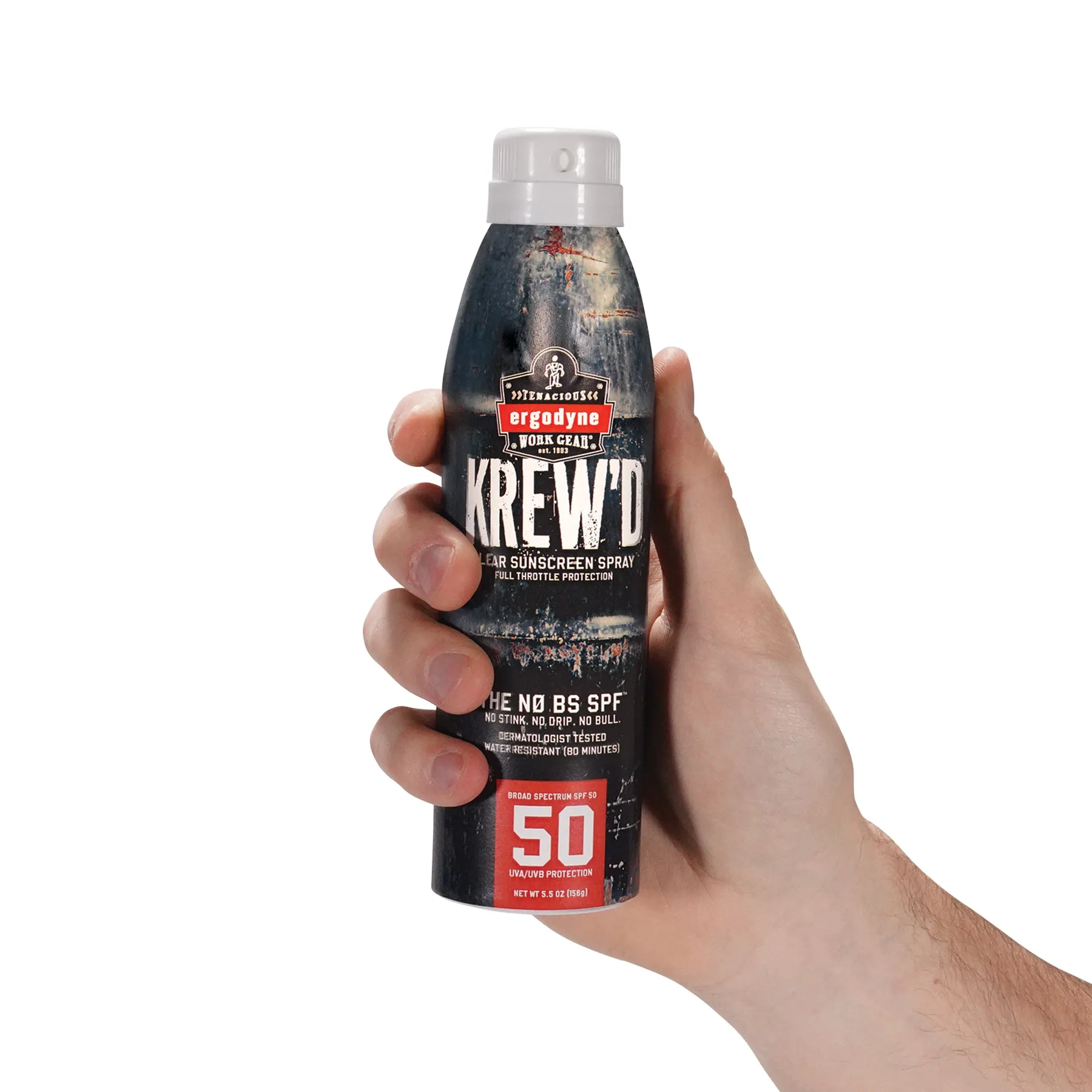 Ergodyne Krew'D 6353 SPF 50 Sunscreen Spray - 5.5oz