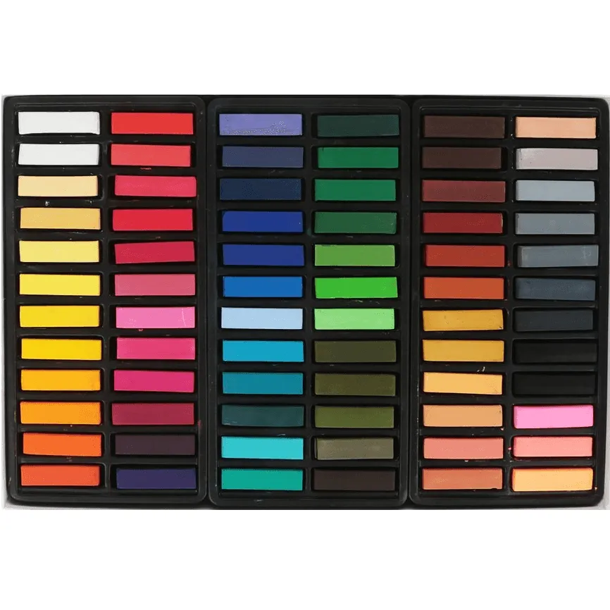 Faber-Castell Soft Pastels 72 Pack Assorted Colours Creative Studio Mini Crayons
