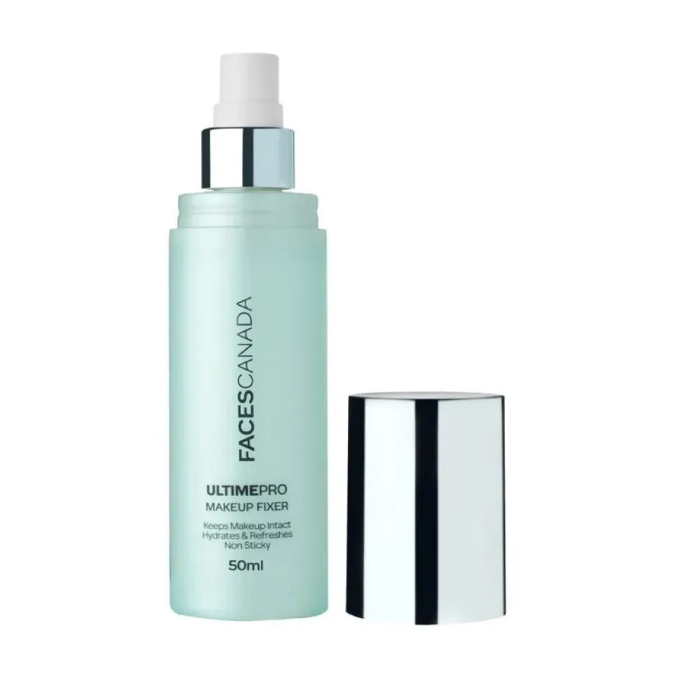 Faces Canada Makeup Fixer | Setting Spray | Keeps Makeup Intact | Chamomile and Hyaluronic Acid Enriched | Hydrates & Refreshes Skin 50ml