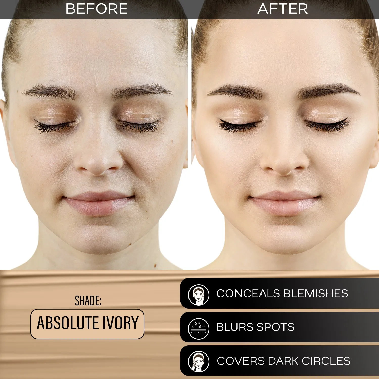 FC All Day Hydra Matte Foundation Absolute Ivory 012 18ml