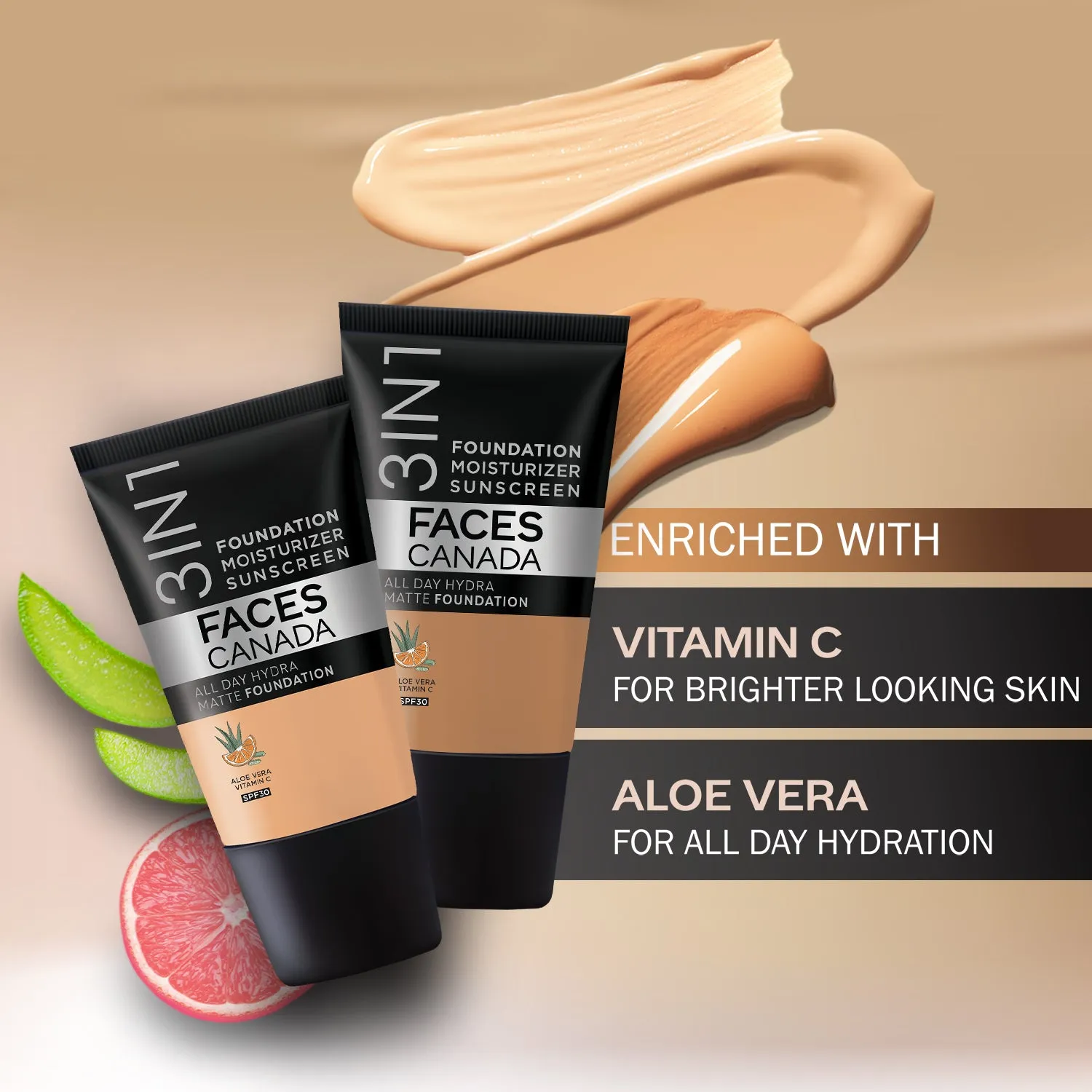 FC All Day Hydra Matte Foundation Absolute Ivory 012 18ml