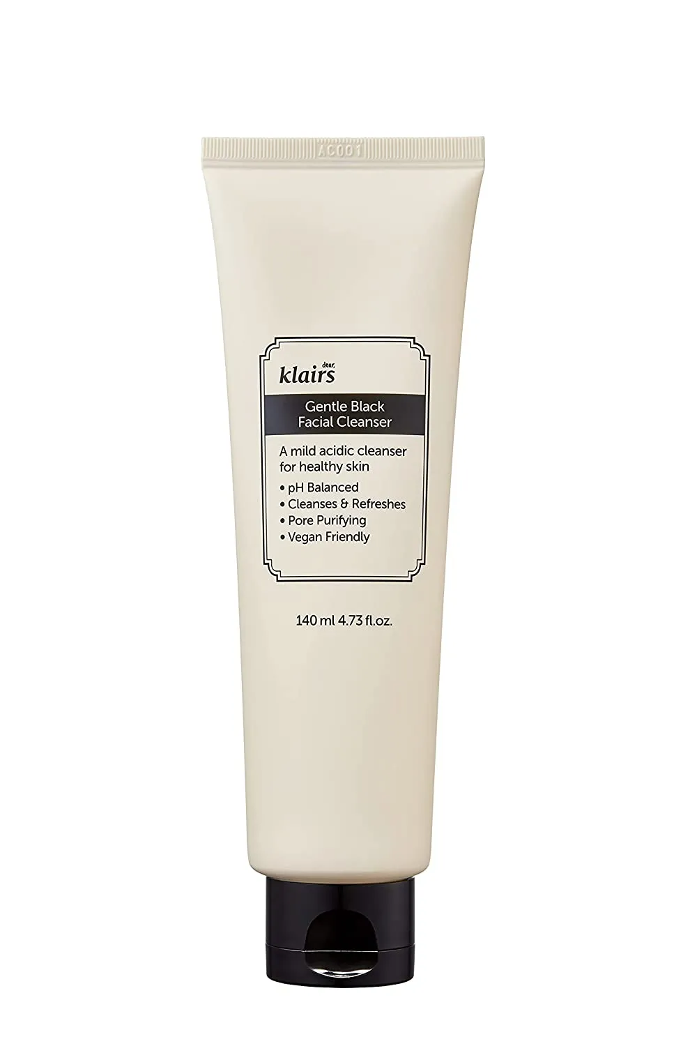 Gentle Black Facial Cleanser 140ml