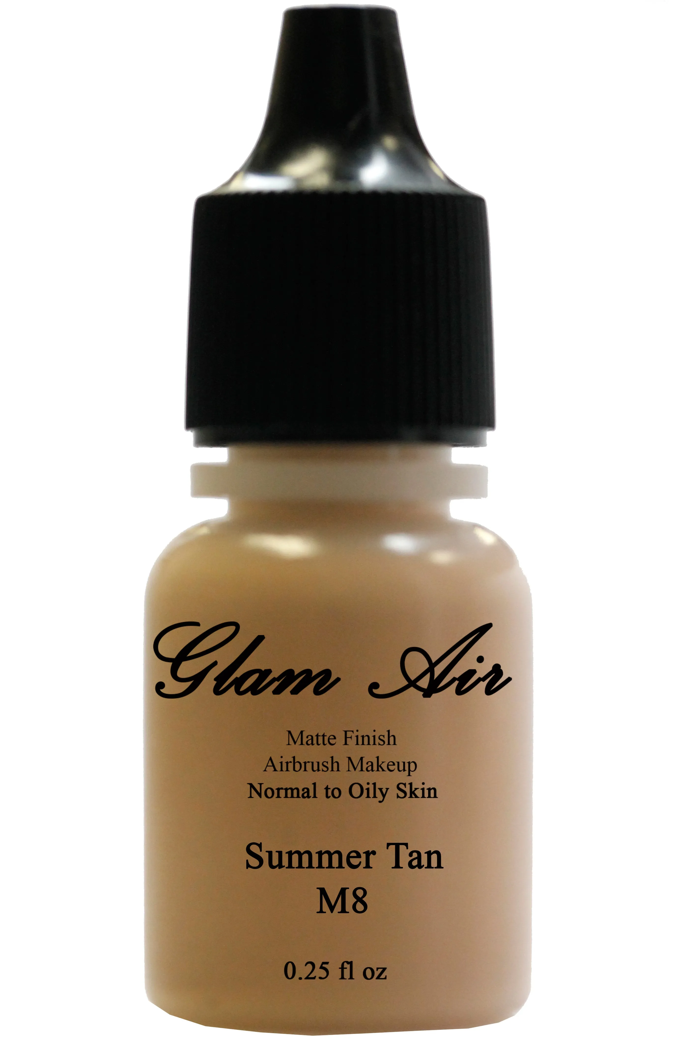 Glam Air Airbrush Makeup Foundation System Kit with 5 Shades of Foundation and Blush (Tan)