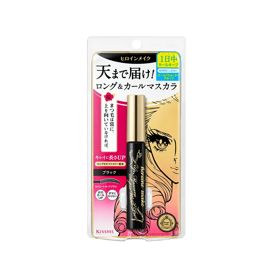 HEROINE MAKE HM Long Up Mascara S.Wp 01 Black  (6g)