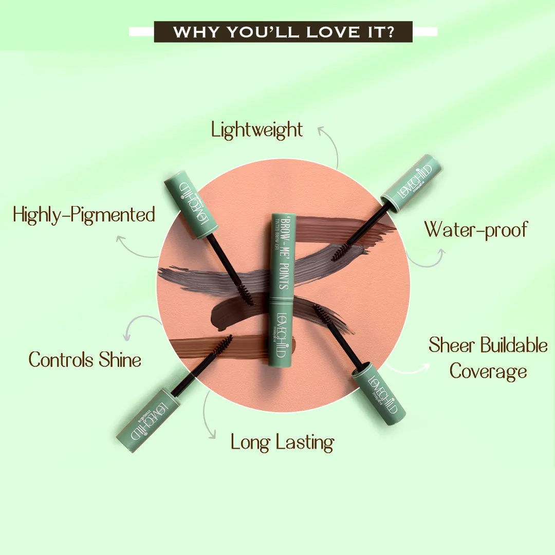 Honey Haze- Brow Me Points - Tinted Brow Gel   Water-proof