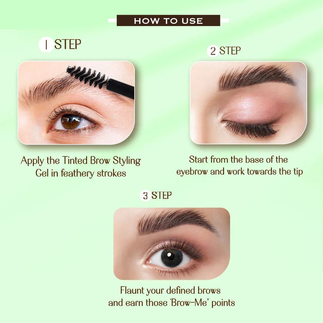 Honey Haze- Brow Me Points - Tinted Brow Gel   Water-proof