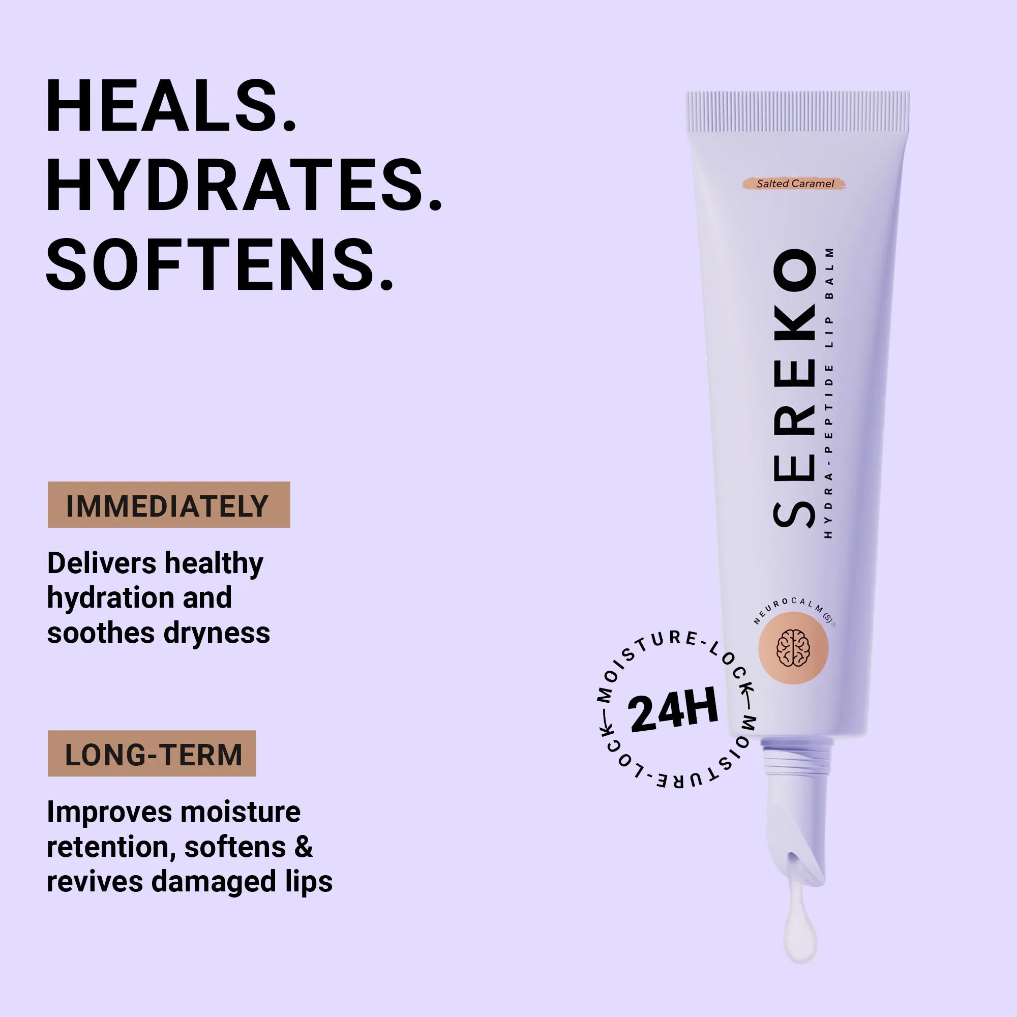 Hydra-Peptide Lip Balm [Salted Caramel]