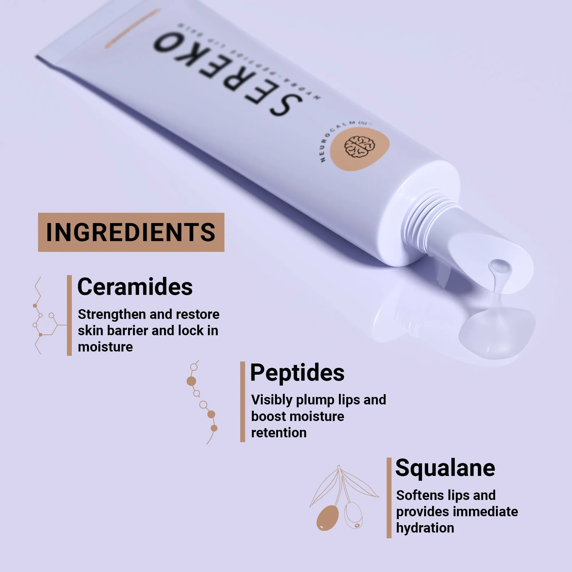 Hydra-Peptide Lip Balm [Salted Caramel]