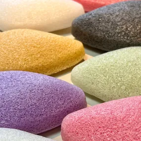 Konjac Sponge ~ Antibacterial ~ Infused with Charcoal