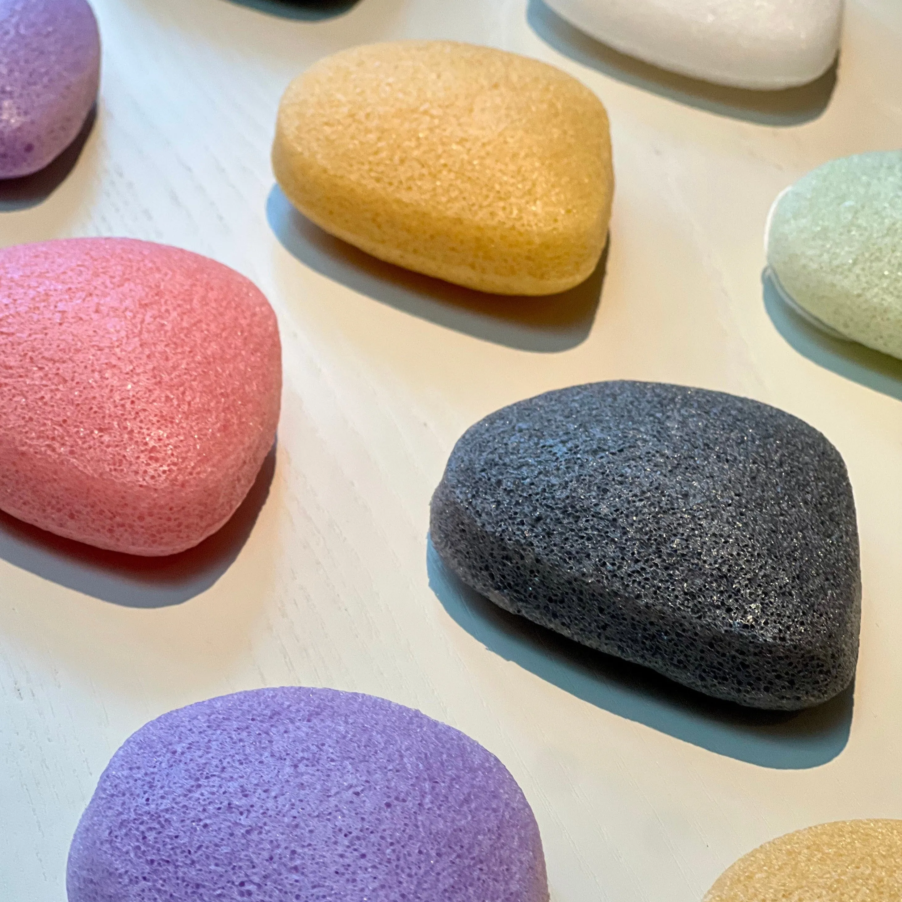 Konjac Sponge ~ Antibacterial ~ Infused with Charcoal