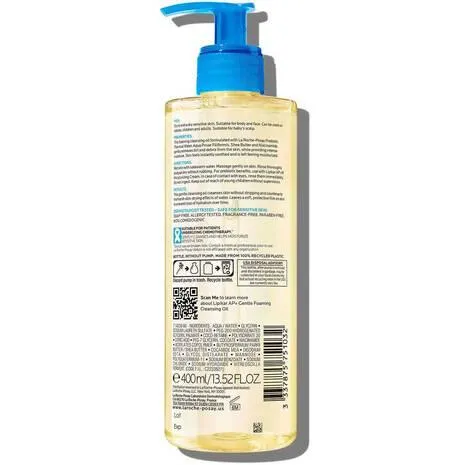 La Roche Posay - Lipikar AP  Gentle Foaming Cleansing Oil - 400ml