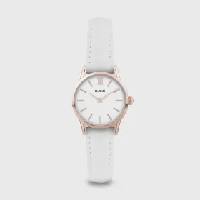 La Vedette Leather White, Rose Gold Colour