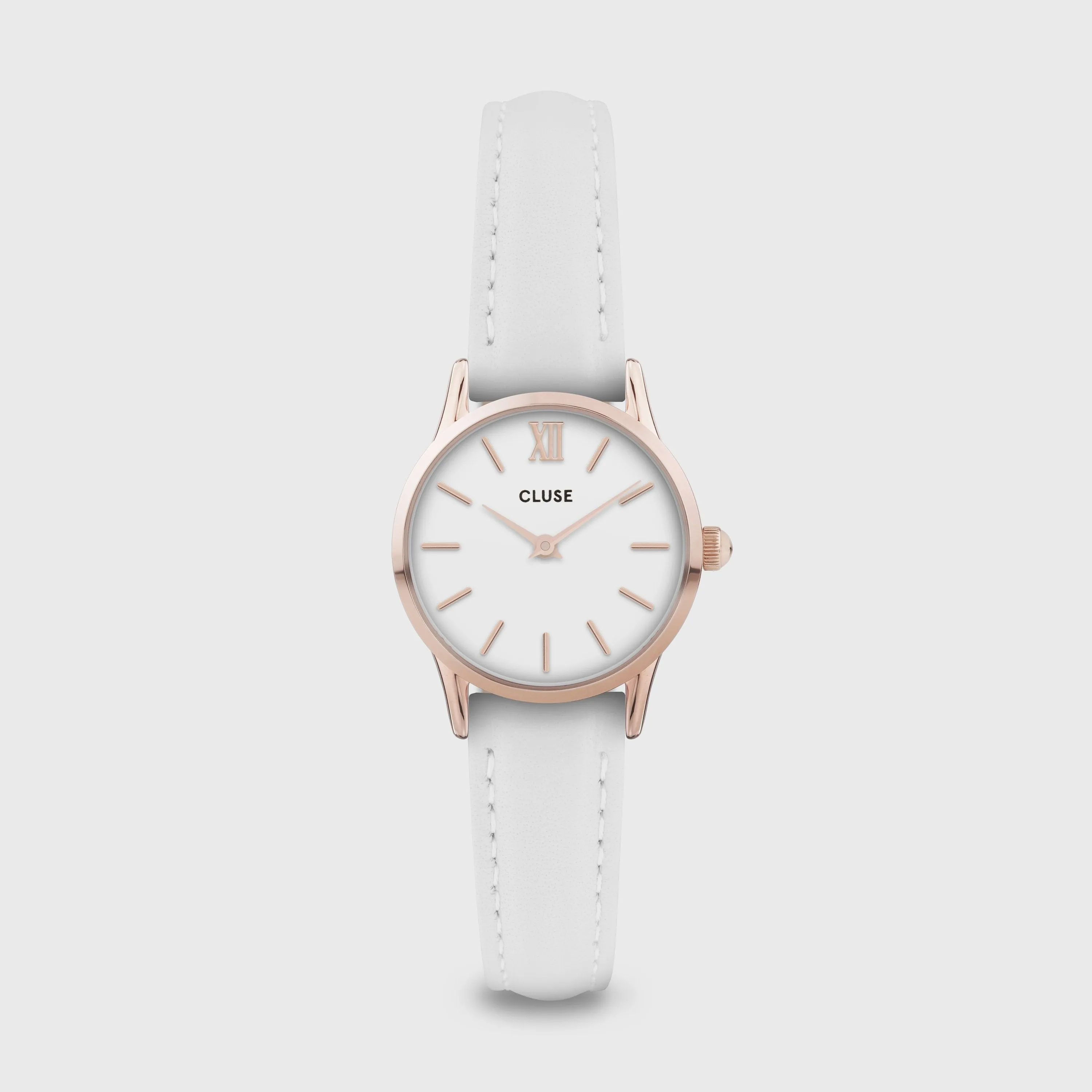 La Vedette Leather White, Rose Gold Colour