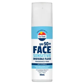 Le Tan SPF50  Face Sensitive Invisible Fluid 50ml