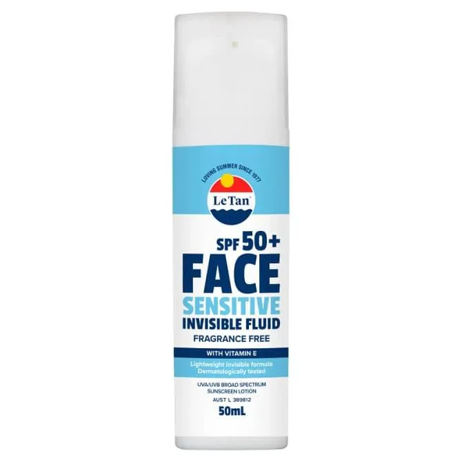 Le Tan SPF50  Face Sensitive Invisible Fluid 50ml
