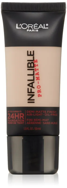 L'OREAL - Infallible Pro-Matte Foundation 101 Classic Ivory - 1 fl. oz. (30 ml)