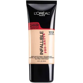 L'OREAL - Infallible Pro-Matte Foundation Ivory Buff - 1 fl oz (30 ml)