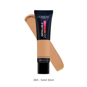 L'Oreal Paris Infallible Matte Cover Foundation 260 Solei Foundation 40.82 GM