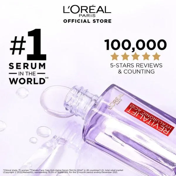 Loreal Paris Revitalift Hyaluronic Acid Serum 30ml