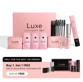 Luxe Lashlift Set   FREE Brow Lamination Kit (BUY 1 GET 1 FREE)