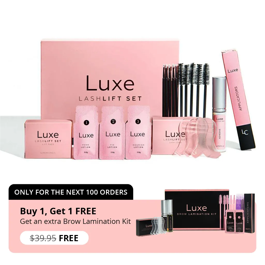 Luxe Lashlift Set   FREE Brow Lamination Kit (BUY 1 GET 1 FREE)