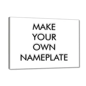 Make Your Own Customized Name Plates for Home Office- Custom Nameplate