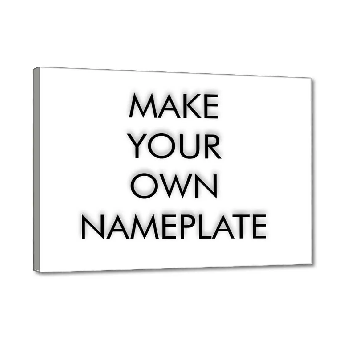Make Your Own Customized Name Plates for Home Office- Custom Nameplate