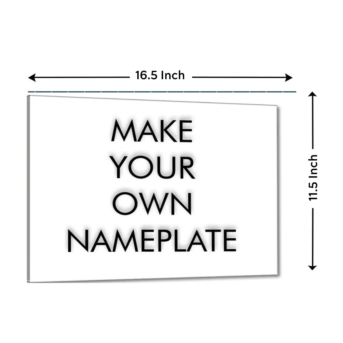 Make Your Own Customized Name Plates for Home Office- Custom Nameplate