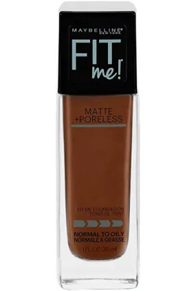 MAYBELLINE - Fit Me Matte   Poreless Foundation Deep Bronze - 1 fl oz (30 ml)