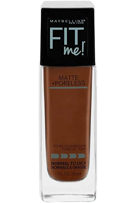 MAYBELLINE - Fit Me Matte   Poreless Foundation Deep Bronze - 1 fl oz (30 ml)