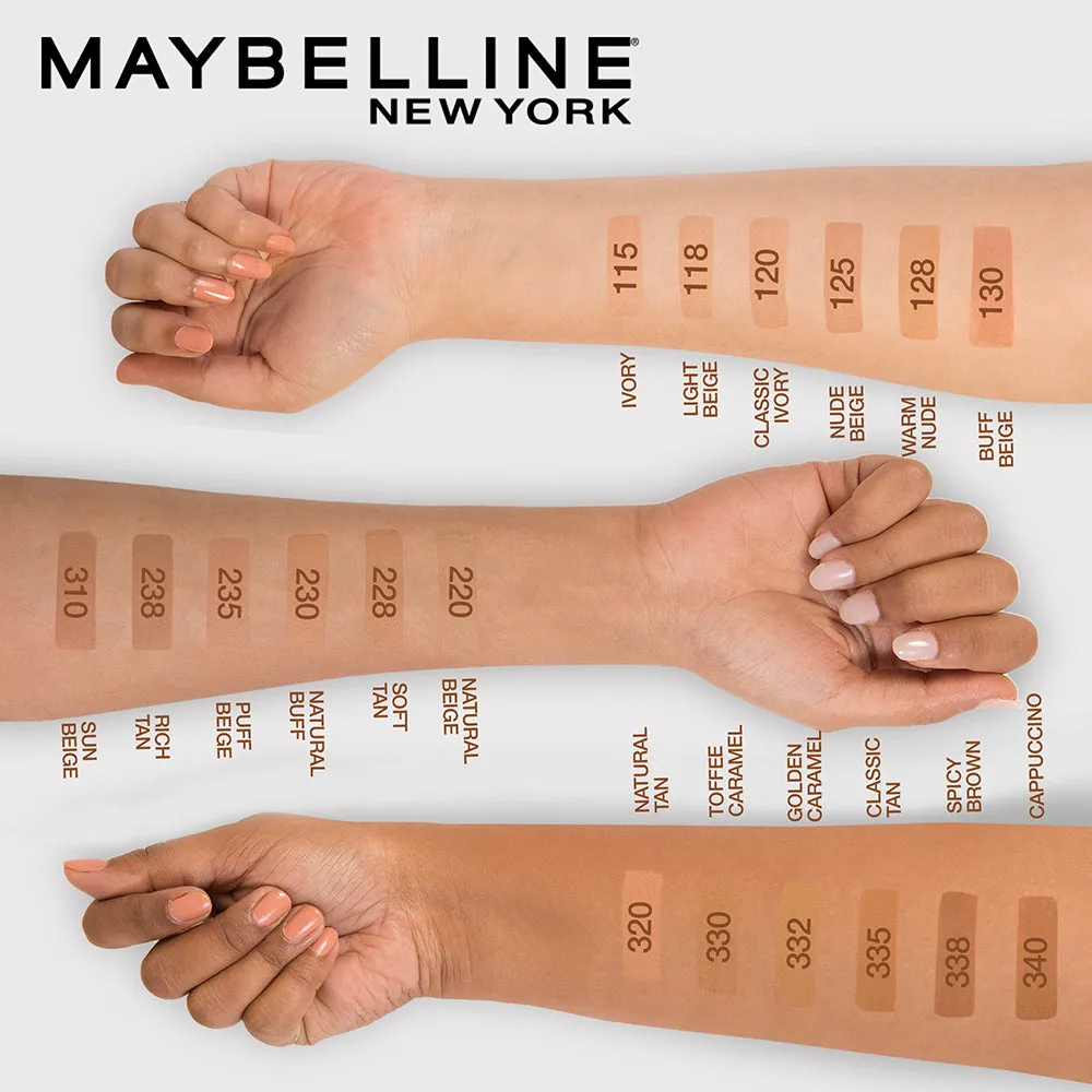 Maybelline New York Fit Me Matte   Poreless Liquid Foundation, 115 Ivory | Matte Foundation | Oil Control Foundation | Foundation With SPF, 30 ml